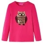 Kinder-Langarm-T-Shirt 116 in leuchtendem Rosa von vidaXL, Kinder-T-Shirts - Ref: Foro24-13796, Preis: 8,92 €, Rabatt: %