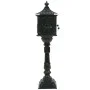 Buzón de pedestal de aluminio estilo vintage inoxidable verde de vidaXL, Buzones de correo - Ref: Foro24-43893, Precio: 338,1...