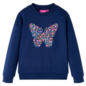 Sudadera infantil azul marino 116 de vidaXL, Camisetas para niños - Ref: Foro24-14061, Precio: 12,49 €, Descuento: %