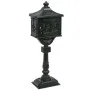 Buzón de pedestal de aluminio estilo vintage inoxidable verde de vidaXL, Buzones de correo - Ref: Foro24-43893, Precio: 338,1...
