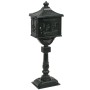 Green Stainless Vintage Style Aluminum Pedestal Mailbox by vidaXL, mailboxes - Ref: Foro24-43893, Price: 390,95 €, Discount: %