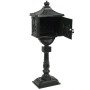 Green Stainless Vintage Style Aluminum Pedestal Mailbox by vidaXL, mailboxes - Ref: Foro24-43893, Price: 390,95 €, Discount: %