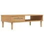 SENJA coffee table rattan look brown wood 100x55x33 cm by vidaXL, Coffee table - Ref: Foro24-358046, Price: 74,91 €, Discount: %