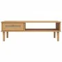 SENJA coffee table rattan look brown wood 100x55x33 cm by vidaXL, Coffee table - Ref: Foro24-358046, Price: 74,91 €, Discount: %