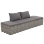 Cama de jardín 195x60 cm ratán sintético gris de vidaXL, Camas para exteriores - Ref: Foro24-43955, Precio: 236,93 €, Descuen...