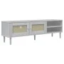 SENJA TV-Schrank in Rattanoptik, weißes Kiefernholz, 158 x 40 x 49 cm von vidaXL, TV-Möbel - Ref: Foro24-358044, Preis: 97,95...