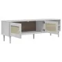 SENJA TV-Schrank in Rattanoptik, weißes Kiefernholz, 158 x 40 x 49 cm von vidaXL, TV-Möbel - Ref: Foro24-358044, Preis: 97,95...