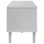 SENJA TV-Schrank in Rattanoptik, weißes Kiefernholz, 158 x 40 x 49 cm von vidaXL, TV-Möbel - Ref: Foro24-358044, Preis: 98,97...