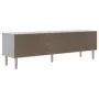 SENJA TV-Schrank in Rattanoptik, weißes Kiefernholz, 158 x 40 x 49 cm von vidaXL, TV-Möbel - Ref: Foro24-358044, Preis: 97,95...