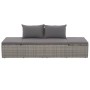 Cama de jardín 195x60 cm ratán sintético gris de vidaXL, Camas para exteriores - Ref: Foro24-43955, Precio: 236,93 €, Descuen...