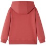Sudadera infantil con capucha rojo tostado 128 de vidaXL, Camisetas para niños - Ref: Foro24-13012, Precio: 13,30 €