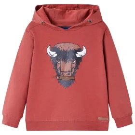 Hellbraunes Kinder-Sweatshirt mit Kapuze 104 von vidaXL, Kinder-T-Shirts - Ref: Foro24-13010, Preis: 13,16 €, Rabatt: %