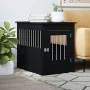 Schwarzer Hundekäfig aus Holzwerkstoff, 55 x 80 x 68 cm von vidaXL, Hundehütten - Ref: Foro24-838324, Preis: 90,41 €, Rabatt: %