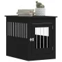 Schwarzer Hundekäfig aus Holzwerkstoff, 55 x 80 x 68 cm von vidaXL, Hundehütten - Ref: Foro24-838324, Preis: 90,41 €, Rabatt: %
