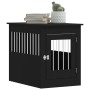 Schwarzer Hundekäfig aus Holzwerkstoff, 55 x 80 x 68 cm von vidaXL, Hundehütten - Ref: Foro24-838324, Preis: 86,10 €, Rabatt: %