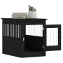 Schwarzer Hundekäfig aus Holzwerkstoff, 55 x 80 x 68 cm von vidaXL, Hundehütten - Ref: Foro24-838324, Preis: 90,41 €, Rabatt: %