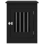 Jaula para perros madera de ingeniería negro 55x80x68 cm de vidaXL, Casetas para perros - Ref: Foro24-838324, Precio: 90,41 €...
