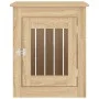 Jaula para perros madera de ingeniería roble Sonoma 55x75x65 cm de vidaXL, Casetas para perros - Ref: Foro24-838318, Precio: ...