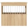 Jaula para perros madera de ingeniería roble Sonoma 55x75x65 cm de vidaXL, Casetas para perros - Ref: Foro24-838318, Precio: ...