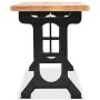 Dining table with solid fir wood surface 122x65x82 cm by vidaXL, Kitchen and dining tables - Ref: Foro24-245462, Price: 220,3...