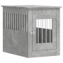 Hundekäfig aus Holzwerkstoff, grauer Beton, 55 x 80 x 68 cm von vidaXL, Hundehütten - Ref: Foro24-838326, Preis: 89,49 €, Rab...