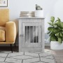 Hundekäfig aus Holzwerkstoff, grauer Beton, 55 x 80 x 68 cm von vidaXL, Hundehütten - Ref: Foro24-838326, Preis: 89,49 €, Rab...