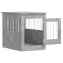 Hundekäfig aus Holzwerkstoff, grauer Beton, 55 x 80 x 68 cm von vidaXL, Hundehütten - Ref: Foro24-838326, Preis: 88,06 €, Rab...