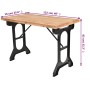 Esstischplatte massives Tannenholz 122x65x82 cm von vidaXL, Küchen- und Esstische - Ref: Foro24-245462, Preis: 224,31 €, Raba...