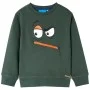 Dunkelgrünes Kinder-Sweatshirt 104 von vidaXL, Kinder-T-Shirts - Ref: Foro24-13375, Preis: 15,45 €, Rabatt: %