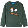 Dunkelgrünes Kinder-Sweatshirt 104 von vidaXL, Kinder-T-Shirts - Ref: Foro24-13375, Preis: 15,66 €, Rabatt: %