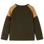 Dark khaki and light brown children's sweatshirt 92 by vidaXL, Kids T-shirts - Ref: Foro24-13389, Price: 13,50 €, Discount: %