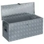 Aluminiumbox 90,5x35x40 cm silber von vidaXL, Werkzeugkästen - Ref: Foro24-142940, Preis: 212,89 €, Rabatt: %