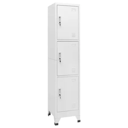 Schließfachschrank mit 3 Fächern 38x45x180 cm von vidaXL, Schließfächer und Lagerschränke - Ref: Foro24-244474, Preis: 154,93...
