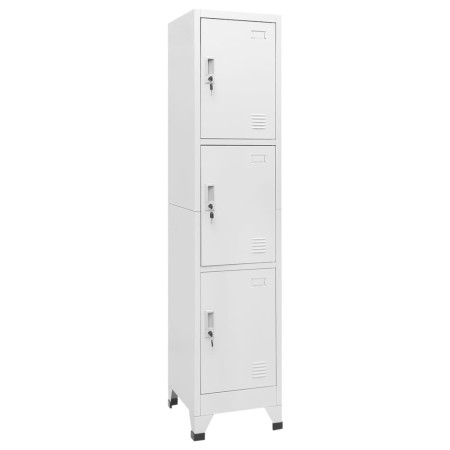 Schließfachschrank mit 3 Fächern 38x45x180 cm von vidaXL, Schließfächer und Lagerschränke - Ref: Foro24-244474, Preis: 163,53...