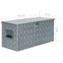 Aluminiumbox 90,5x35x40 cm silber von vidaXL, Werkzeugkästen - Ref: Foro24-142940, Preis: 212,89 €, Rabatt: %