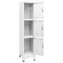 Schließfachschrank mit 3 Fächern 38x45x180 cm von vidaXL, Schließfächer und Lagerschränke - Ref: Foro24-244474, Preis: 154,93...