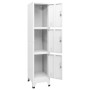 Schließfachschrank mit 3 Fächern 38x45x180 cm von vidaXL, Schließfächer und Lagerschränke - Ref: Foro24-244474, Preis: 163,53...