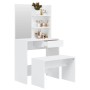Glänzend weißes Waschtischset 74,5 x 40 x 141 cm von vidaXL, Schlafzimmerkommoden - Ref: Foro24-3114143, Preis: 109,36 €, Rab...