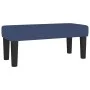 Box spring bed with blue fabric mattress 90x190 cm by vidaXL, Beds and slatted bases - Ref: Foro24-3136403, Price: 362,17 €, ...