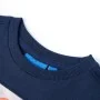 Marineblau meliertes Langarm-T-Shirt für Kinder 140 von vidaXL, Kinder-T-Shirts - Ref: Foro24-12768, Preis: 8,52 €, Rabatt: %