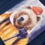 Marineblau meliertes Langarm-T-Shirt für Kinder 140 von vidaXL, Kinder-T-Shirts - Ref: Foro24-12768, Preis: 8,52 €, Rabatt: %