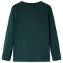 Dark green long-sleeved children's t-shirt 116 by vidaXL, Kids T-shirts - Ref: Foro24-12886, Price: 8,64 €, Discount: %