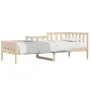 Sofá cama de madera maciza de pino 80x200 cm de vidaXL, Camas y somieres - Ref: Foro24-840367, Precio: 89,18 €, Descuento: %