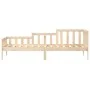 Sofá cama de madera maciza de pino 80x200 cm de vidaXL, Camas y somieres - Ref: Foro24-840367, Precio: 89,18 €, Descuento: %