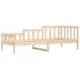 Sofá cama de madera maciza de pino 80x200 cm de vidaXL, Camas y somieres - Ref: Foro24-840367, Precio: 89,18 €, Descuento: %