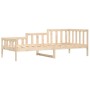 Sofá cama de madera maciza de pino 80x200 cm de vidaXL, Camas y somieres - Ref: Foro24-840367, Precio: 90,33 €, Descuento: %