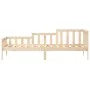 Sofá cama madera maciza de pino 90x190 cm de vidaXL, Camas y somieres - Ref: Foro24-840373, Precio: 89,21 €, Descuento: %