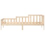 Sofá cama madera maciza de pino 90x190 cm de vidaXL, Camas y somieres - Ref: Foro24-840373, Precio: 90,37 €, Descuento: %
