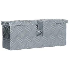 Aluminiumbox 48,5x14x20 cm silber von vidaXL, Werkzeugkästen - Ref: Foro24-142935, Preis: 63,04 €, Rabatt: %