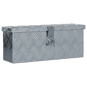 Caja de aluminio 48,5x14x20 cm plateada de vidaXL, Cajas de herramientas - Ref: Foro24-142935, Precio: 64,17 €, Descuento: %